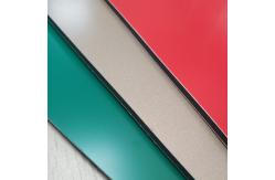 China Fire Resistance Aluminium Composite Panel , Alu Composite Panel High Gloss Spectra Wood supplier