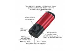 China Mini Li Polymer Portable Wireless Charger 5200mah Power Bank For iWatch supplier