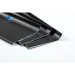 Commercial Aluminum Skirting Board Multiapplication 80mm Height Black Color for sale