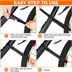 SGS Certified Adjustable Bike Cinch Straps Non Slip Battery Strap for Convenient Bicycle Transport for sale
