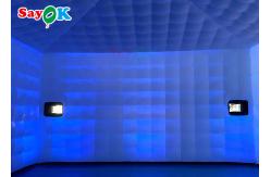 China Giant Mobile 8x8x4m Outdoor Inflatable Tent With LED Lights Waterproof supplier