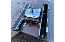 China Solar Panel Cleaner With DC Motor Controls And Brush Rotation supplier