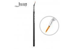 China Pointed Tip Jessup Makeup Brushes Bent Ferrule For Eyeliner supplier