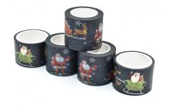 China Multiple Colors elk pattern Christmas Washi Tape supplier