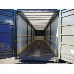 Pallet Wide 45ft Curtain Side Shipping Container Easy Loading Unloading