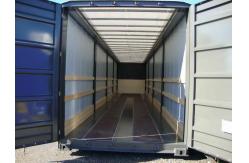 China Pallet Wide 45ft Curtain Side Shipping Container Easy Loading Unloading supplier