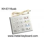 Rugged USB Metal Access Kiosk Keypad with 16 Keys In 4x4 Matrix for sale