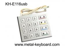 China Rugged USB Metal Access Kiosk Keypad with 16 Keys In 4x4 Matrix supplier