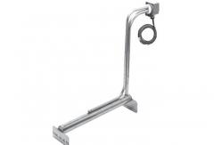 China Metal Tube Titanium Immersion Heater , L Shaped Over The Side Tank Heaters supplier