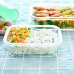 Airtight Locking 800ml Glass Meal Prep Containers