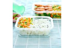 China Airtight Locking 800ml Glass Meal Prep Containers supplier