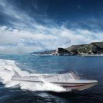 100hp 70Km/H  Leisure Yacht Commercial FiberGlass Luxury Speed Boat for sale