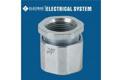 China Electro Galvanized Malleable Iron 3/4 Inch Threaded 3 Piece Coupling supplier