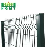 4.0mm PVC Coated 3D Curved Welded Wire Mesh Fence 50x200mm for sale