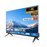 Frameless 32 55 Inch Led Tv Screen Television TV 65 Inch 4K Smart TV Android 75 Inch Smart Television Panel for sale