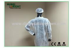 China Non-Woven Adult Version/MP Material Disposable Lab Coats Protective Lab Coat supplier