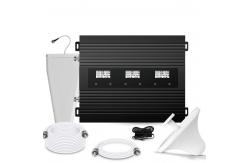 China Output Power 27dBm Smart Tri Band Repeater With ALC AGC Function supplier