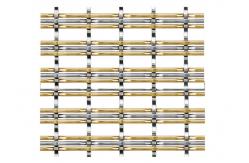 China Pre- Crimped Decorative Wire Mesh For Cabinets supplier