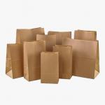 Odorless Brown Paper Sandwich Bags Heavy Duty Recyclable Compostable for sale