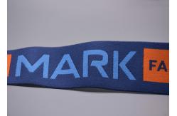 China Custom 35mm Recycled Jacquard Elastic Band Double Sided For Garments supplier