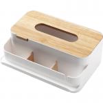 Refillable Reusable Plastic Tissue Box Cover Silk Screen Tissue Container for sale