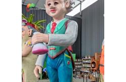 China Weather Proof Large Custom Made Animatronics With LED Light Personalized supplier