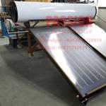 White Tank Flat Plate Solar Water Heater 250L Pressure Flat Panel Solar Collector for sale