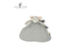 China ODM OEM Soft Plush Baby Comforter Animal Security Blanket 30cm supplier