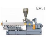 PET Bottle Flakes Granule Two Screw Extruder , Film Pelletizer Plastic Machinery for sale