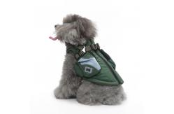 China Winter Pet Jacket Dog Clothes Traction Zipper Pattern Stay Warm supplier