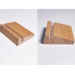 Bevel Wood Base Acrylic Poster Holder Acrylic Document Holder Acrylic Signage Holders for sale