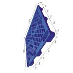 HDPE Thermoformed Industrial Plastic Pallets 1250x1050 500Kg Dynamic for sale