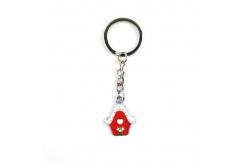 China Christmas Themed Soft Enamel Keychain Festive Bell Designs for Holiday Cheer supplier