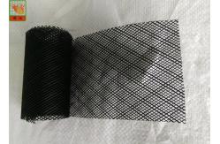 China Green / Black HDPE Materials Soffit Vent Screen Mesh With Diamond Shaped Hole supplier