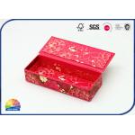 Custom Design Printing Hinged Flip Lid Sturdy Cardboard Paper Box
