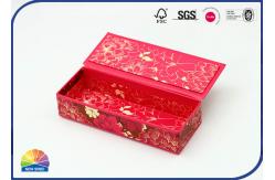 China Custom Design Printing Hinged Flip Lid Sturdy Cardboard Paper Box supplier