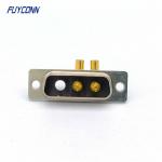 Solder Cup High Power D Sub Connector 3w3 3pin Right Angle Male DB for sale