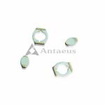 Custom 95% 96% Electrical Ceramic Plate With Gold-Plated
