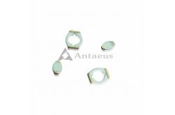 China Custom 95% 96% Electrical Ceramic Plate With Gold-Plated supplier