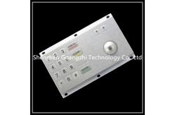 China Industrial Metal Numeric Keypad With Trackball Contaminate Resistant supplier