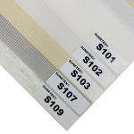 Modern Home Pull Down Slatted Blinds Blackout Solutions Window Shades Zebra Fabric