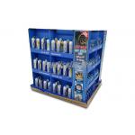 Eco Friendly Cardboard Pallet Display , 3 Way Cardboard Store Displays With Shelf for sale