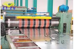 China 1200-2000mm Width Metal Slitting Line Steel Plate Cutting Machine 12-50m/Min supplier
