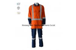 China Anti Fire Arc Proof Fr Suits With Multiple Reflective Tapes supplier