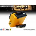 8000 Lux Fire Proof Led Mining Helmet Lamp With 18650 Battery , High Brightness