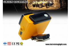China 8000 Lux Fire Proof Led Mining Helmet Lamp With 18650 Battery , High Brightness supplier