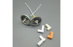 China Precision One Inch Aerosol Metering Valve With L Actuator Aerosol Solution supplier