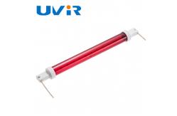 China short wave Halogen Quartz Lamps , Red reflector Ruby Heat Lamp supplier