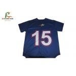3D Printed Custom Team Sportswear Blue Baseball Jersey With Button Opening