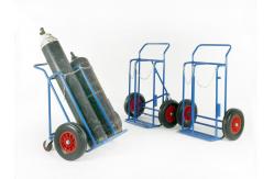 China 100 Lb Propane Tank Dolly Gas Cylinder Cart 3 Wheel Lightweight Oxygen Trolley supplier